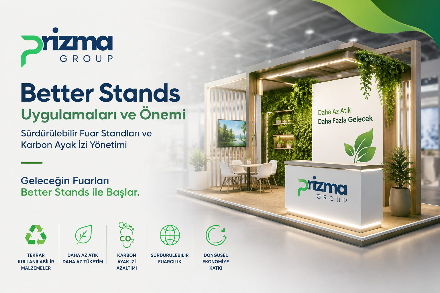 Better Stands Uygulamaları ve Önemi | Sürdürülebilir Fuar Standları ve Karbon Ayak İzi Yönetimi